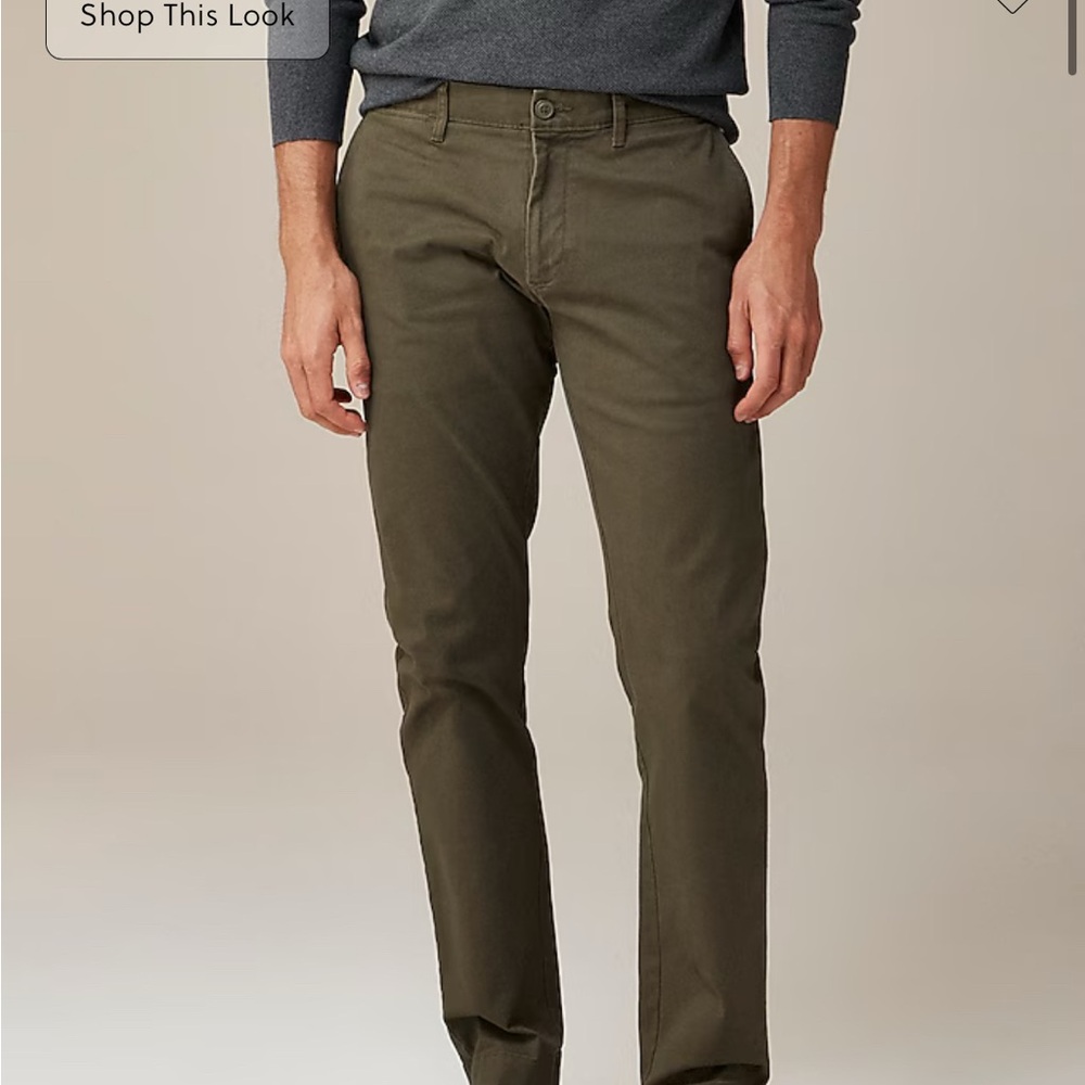 J. Crew Olive Green Stretch Pants